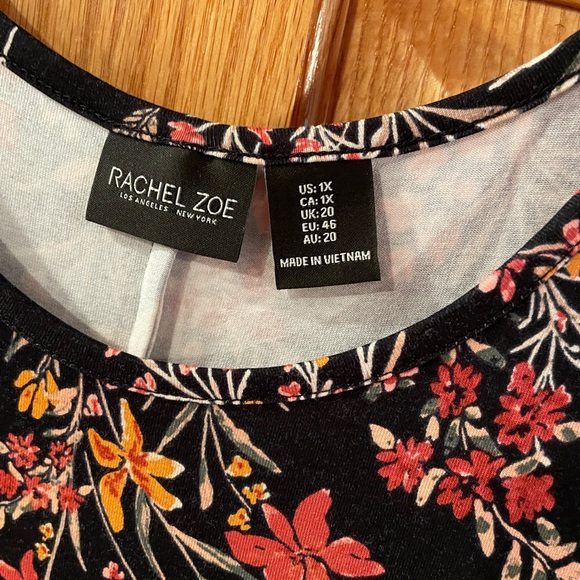 Rachel Zoe Black Floral Sleeveless Dress - Picture 3 of 5